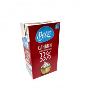 Сливки 1л т/п Brise 33%
