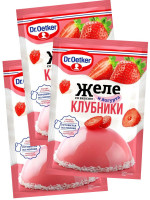 Желе Клубника йогурт 33г