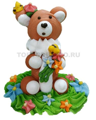 Мишка на полянке